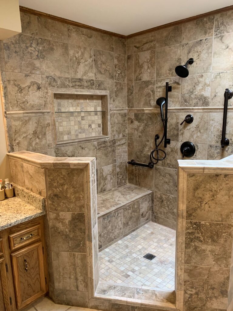 Custom granite countertops - Bathroom Remodel